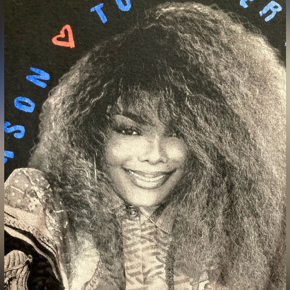Janet Jackson Together Again 2023 Concert Tour T-shirt Size M